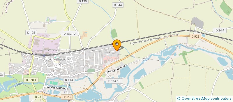 localisation de l'entreprise MADAME SEVERINE SAINT-GEORGES à COURVILLE-SUR-EURE
