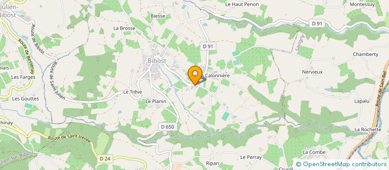 localisation de l'entreprise MADAME SEVERINE SALOT  BIBOST