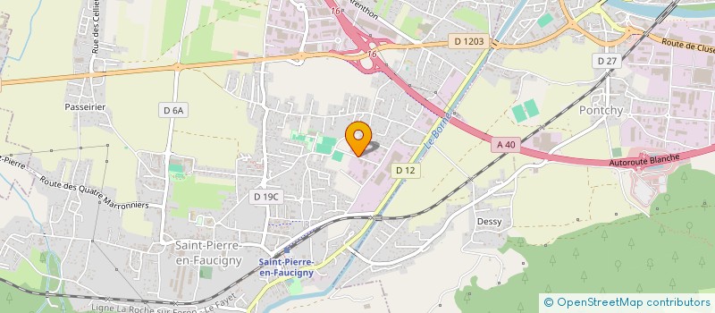 localisation de l'entreprise MADAME SEVERINE SALVADOR  SAINT-PIERRE-EN-FAUCIGNY