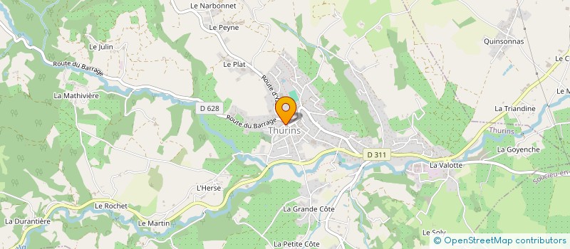 localisation de l'entreprise MADAME SEVERINE SANTAELLA  ALBOUSSIERE