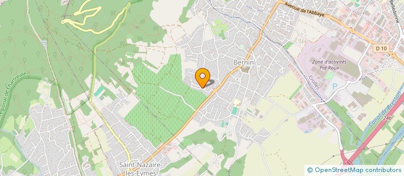 localisation de l'entreprise MADAME SEVERINE SAPENA  BERNIN