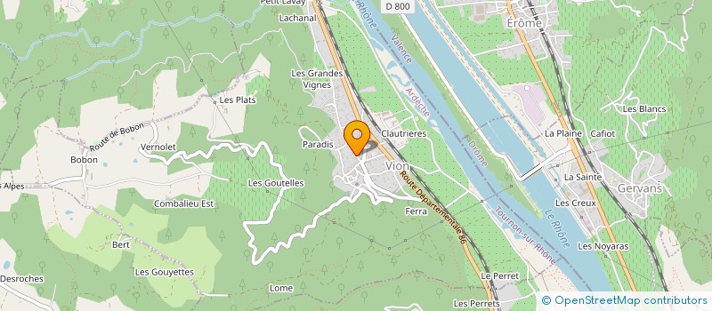 localisation de l'entreprise MADAME SEVERINE SARROUL  VION