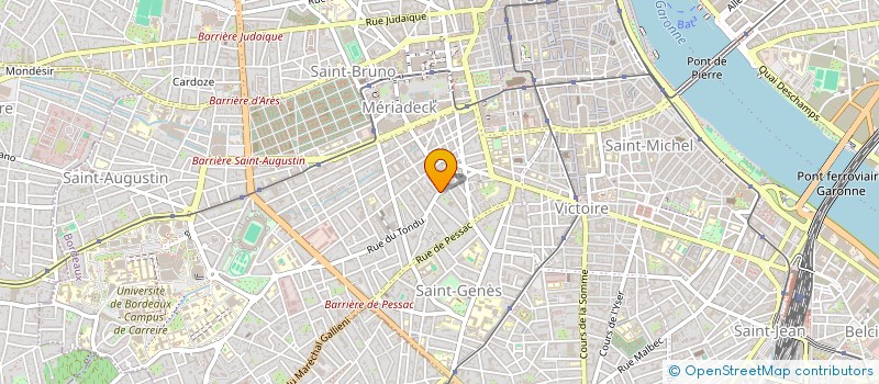 localisation de l'entreprise MADAME SEVERINE SAUNIER à BORDEAUX