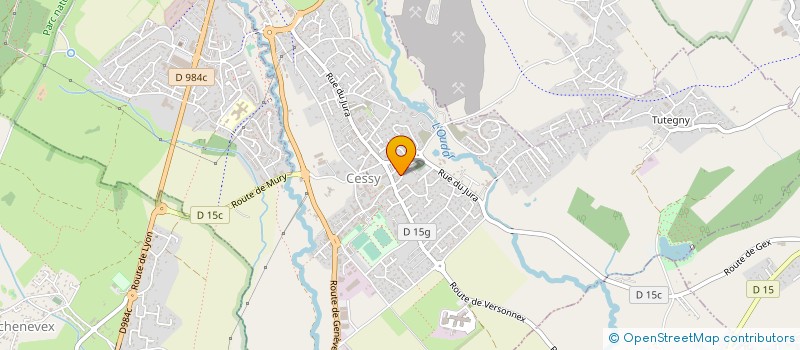 localisation de l'entreprise MADAME SEVERINE SCHIAVONE  CESSY