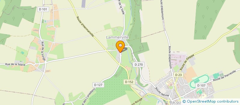 localisation de l'entreprise MADAME SEVERINE SIMEON  LAMMERVILLE