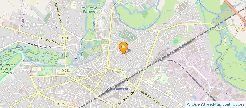 localisation de l'entreprise MADAME SEVERINE SIMONNET à CHATEAUROUX