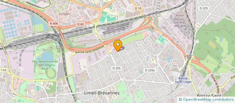 localisation de l'entreprise MADAME SEVERINE SKALA  LIMEIL-BREVANNES