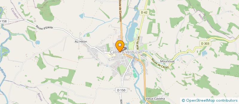 localisation de l'entreprise MADAME SEVERINE SOUBIRAN  CASTERA-VERDUZAN