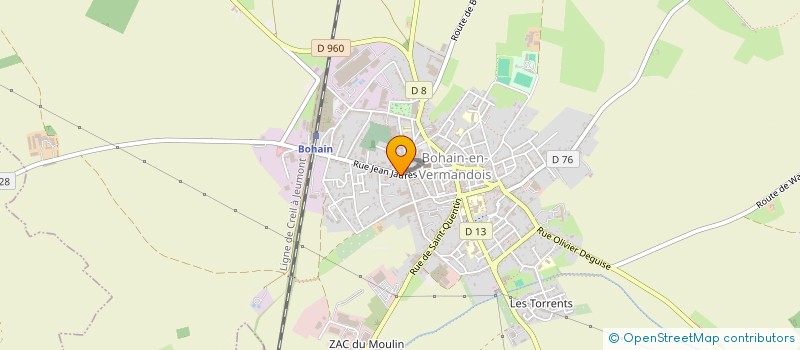 localisation de l'entreprise MADAME SEVERINE SOURMAIS  BOHAIN-EN-VERMANDOIS