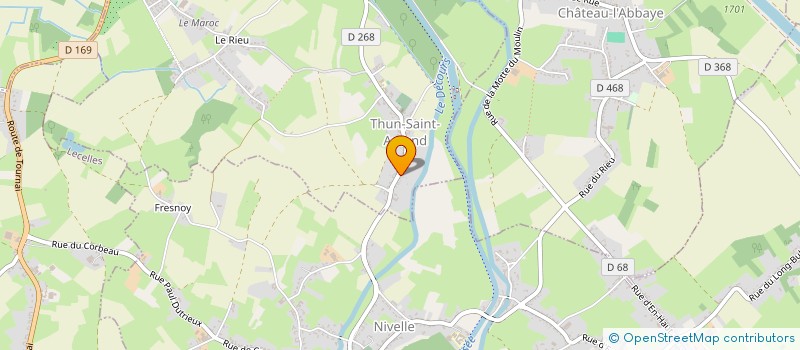 localisation de l'entreprise MADAME SEVERINE SPILEERS  THUN-SAINT-AMAND