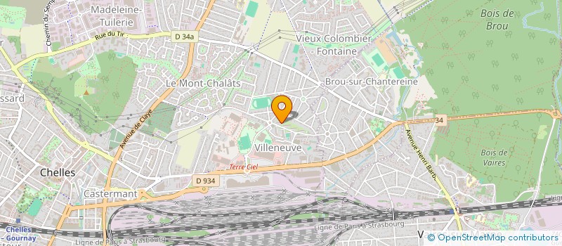 localisation de l'entreprise MADAME SEVERINE SPILMONT à CHELLES