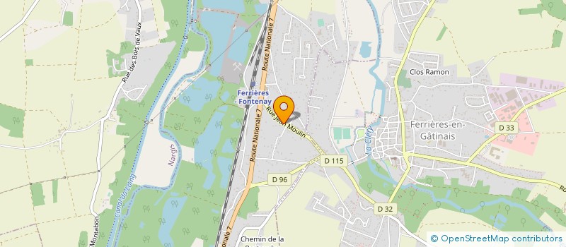 localisation de l'entreprise MADAME SEVERINE STIENLET à FONTENAY-SUR-LOING