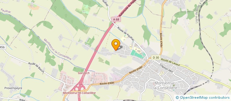 localisation de l'entreprise MADAME SEVERINE SUCRA  MONTASTRUC-LA-CONSEILLERE