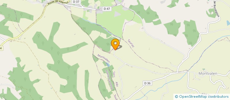 localisation de l'entreprise MADAME SEVERINE SUMA  MONTVALEN