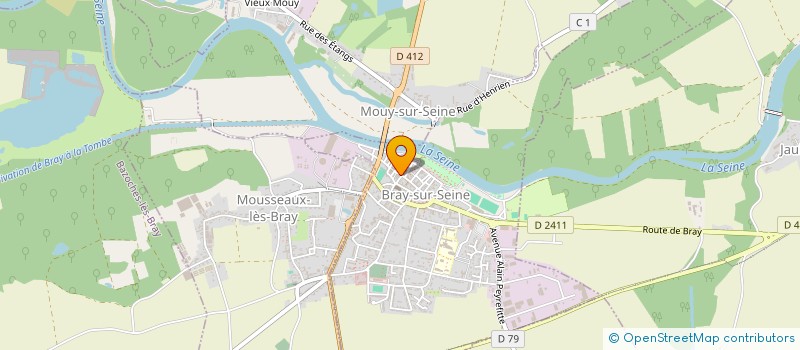 localisation de l'entreprise MADAME SEVERINE SZWANKOWSKI  BRAY-SUR-SEINE