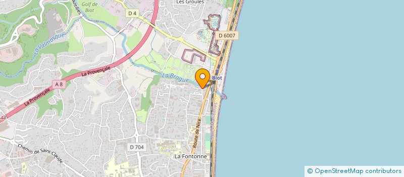 localisation de l'entreprise MADAME SEVERINE TEREAU à ANTIBES