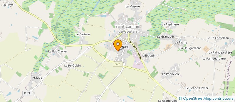 localisation de l'entreprise MADAME SEVERINE TEXIER  SAINT-LUMINE-DE-COUTAIS