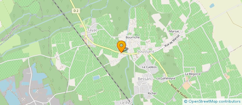 localisation de l'entreprise MADAME SEVERINE TEXIER  ARCINS