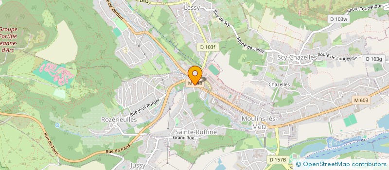 localisation de l'entreprise MADAME SEVERINE THEOBALD  SAINTE-RUFFINE