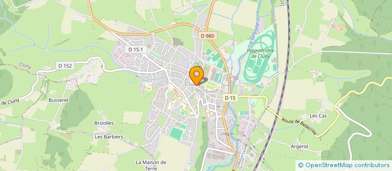 localisation de l'entreprise MADAME SEVERINE THEVENET à CLUNY