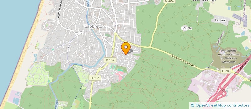 localisation de l'entreprise MADAME SEVERINE TIMPE  CAPBRETON