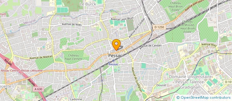 localisation de l'entreprise MADAME SEVERINE TISNE  PESSAC