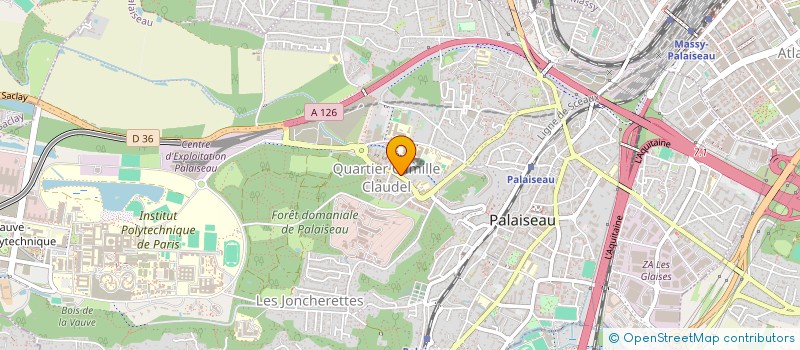 localisation de l'entreprise MADAME SEVERINE TOUPET à PALAISEAU