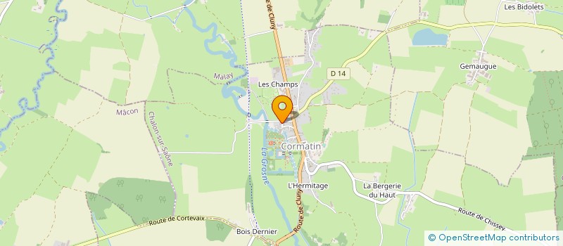 localisation de l'entreprise MADAME SEVERINE TOUPIN  CORMATIN