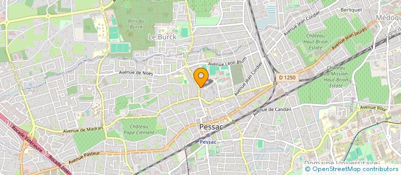 localisation de l'entreprise MADAME SEVERINE TROGER  PESSAC