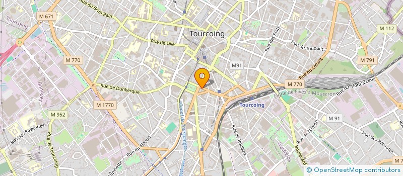 localisation de l'entreprise MADAME SEVERINE TRUFFIN  TOURCOING