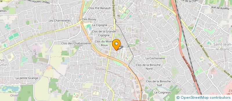 localisation de l'entreprise MADAME SEVERINE TUGULESCU à ORLEANS