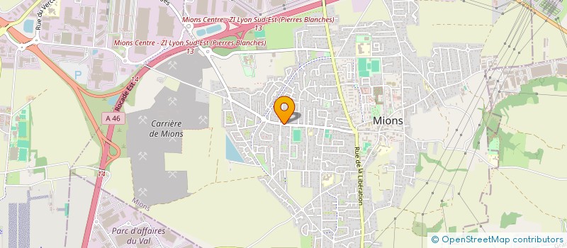 localisation de l'entreprise MADAME SEVERINE UGNON-CAFE  MIONS