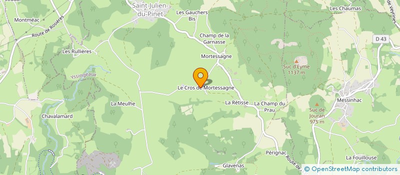 localisation de l'entreprise MADAME SEVERINE VACHER à SAINT-JULIEN-DU-PINET
