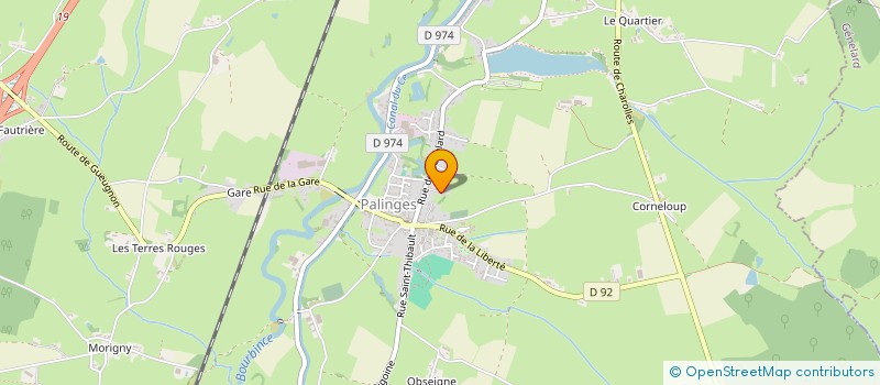 localisation de l'entreprise MADAME SEVERINE VACHEY  PALINGES