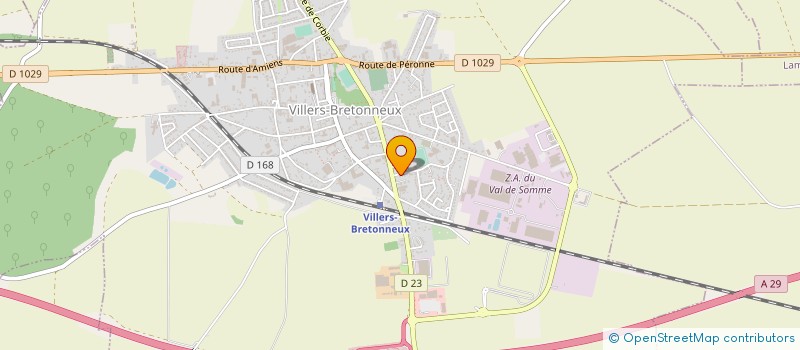 localisation de l'entreprise MADAME SEVERINE VALENCOURT à VILLERS-BRETONNEUX