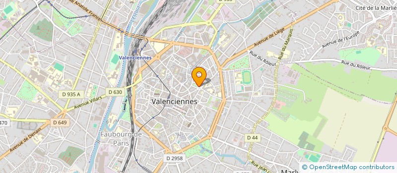 localisation de l'entreprise MADAME SEVERINE VAN DEN BOS à VALENCIENNES
