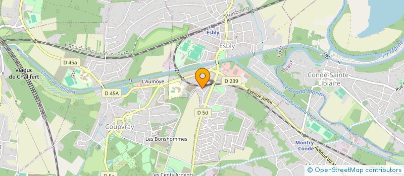 localisation de l'entreprise MADAME SEVERINE VAN DEN HAESEVELDE à ESBLY