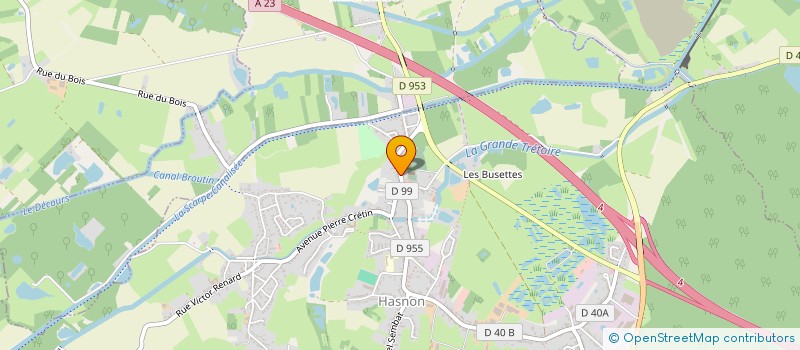 localisation de l'entreprise MADAME SEVERINE VANDEPUTTE  HASNON