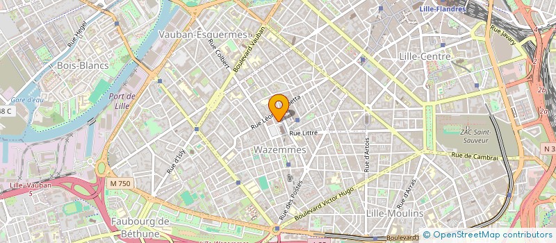 localisation de l'entreprise MADAME SEVERINE VARIN à LILLE