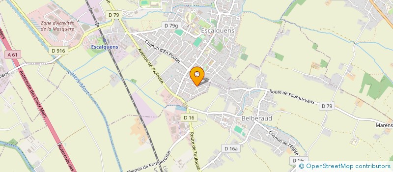 localisation de l'entreprise MADAME SEVERINE VASCO  ESCALQUENS