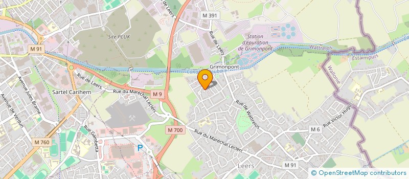 localisation de l'entreprise MADAME SEVERINE VASSEUR à LEERS
