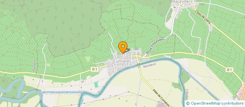 localisation de l'entreprise MADAME SEVERINE VAUDIN  CUMIERES