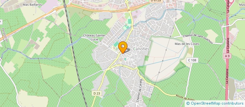 localisation de l'entreprise MADAME SEVERINE VEILLET  CANOHES