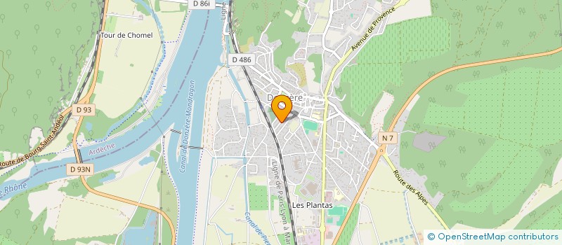 localisation de l'entreprise MADAME SEVERINE VELASCO  DONZERE