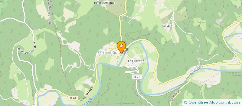 localisation de l'entreprise MADAME SEVERINE VELIEN  SAINT-SULPICE