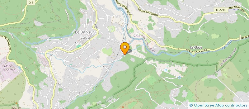 localisation de l'entreprise MADAME SEVERINE VENAT à LE BAR-SUR-LOUP