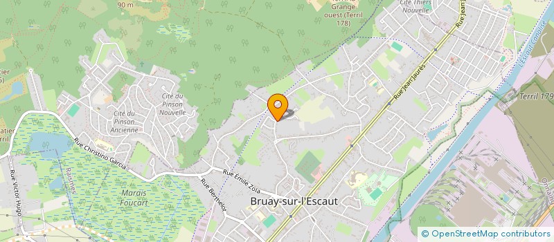 localisation de l'entreprise MADAME SEVERINE VERNAGUT à BRUAY-SUR-L'ESCAUT