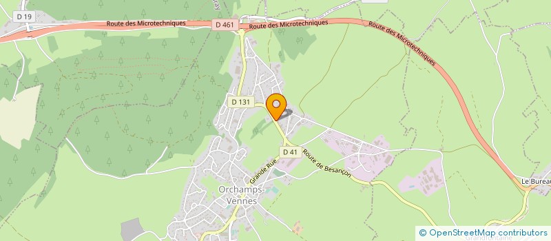 localisation de l'entreprise MADAME SEVERINE VERNIER  VALDAHON