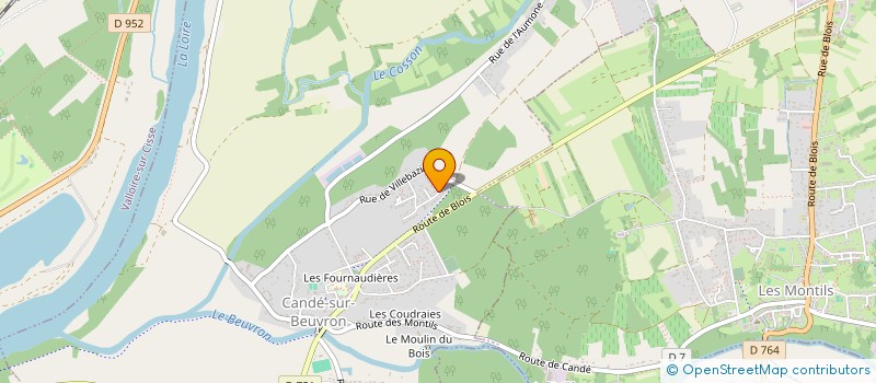 localisation de l'entreprise MADAME SEVERINE VERNON  CANDE-SUR-BEUVRON