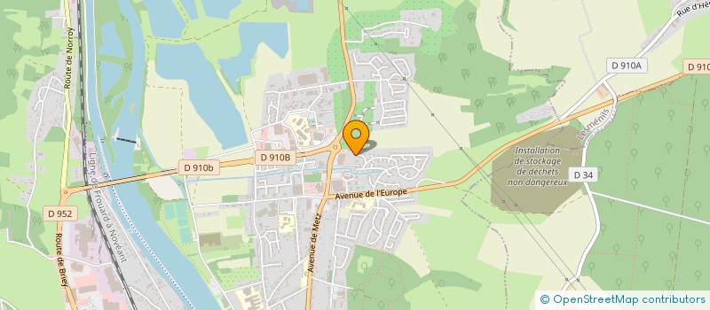 localisation de l'entreprise MADAME SEVERINE VICQ  PONT A MOUSSON